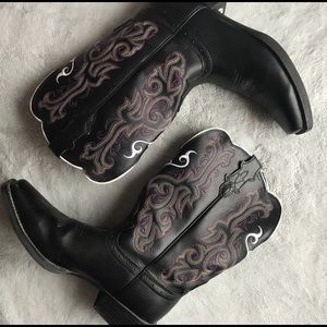 Justin Boots Stampede Black